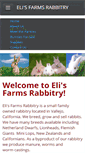 Mobile Screenshot of elisrabbits.com